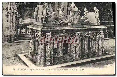 Cartes postales Bourg Eglise De Brou Mausolee de Philipert Le Beau
