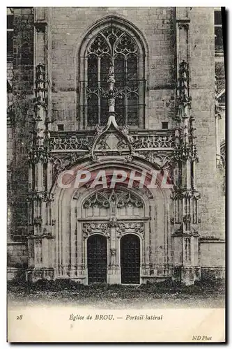 Ansichtskarte AK Bourg Eglise de Brou Portail Lateral