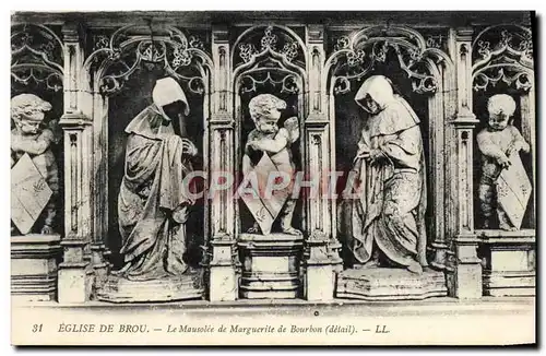 Cartes postales Bourg Eglise de Brou Le Mausolee de Marguerite de Bourbon