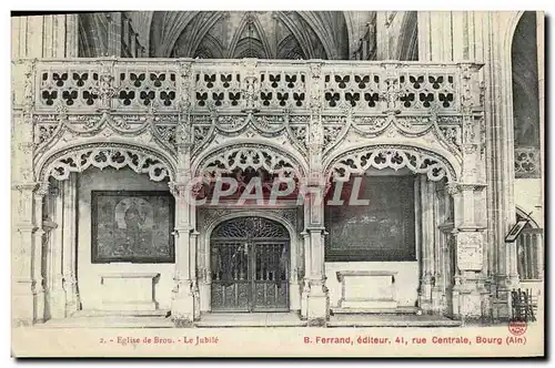 Cartes postales Bourg Eglise de Brou Le Jubile