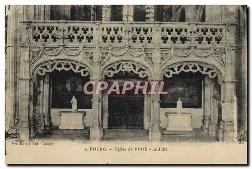 Cartes postales Bourg Eglise de Brou Le Jube