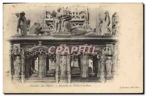 Ansichtskarte AK Bourg Eglise de Brou Mausolee de Philibert le Beau