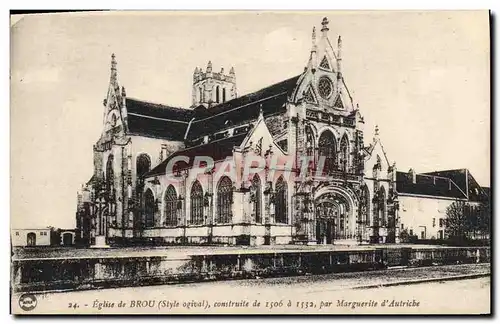 Cartes postales Bourg Eglise de Brou Construite de 1506 a 1532 par Marguerite d&#39Autriche