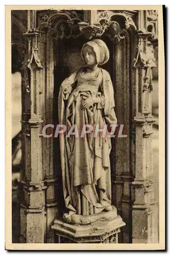 Cartes postales Bourg Eglise de Brou Statuette du Tombeau de Philibert le Beau