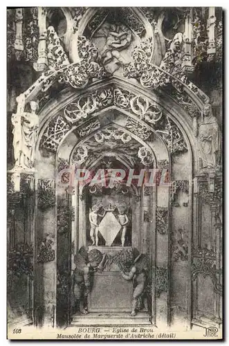 Cartes postales Bourg Eglise de Brou Mausolee de Marguerite d&#39Autriche