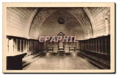 Cartes postales Abbaye de Nd de Lerins Ile Saint Honorat Salle capitulaire