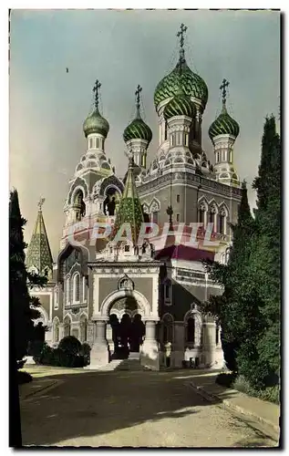 Cartes postales moderne Nice La Cathedrale Russe Russie Russia