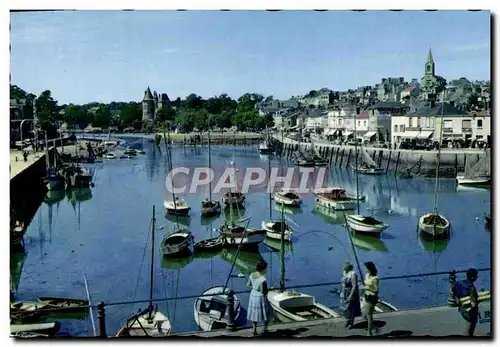 Moderne Karte Pornic Le Port Le Chateau et l&#39Eglise