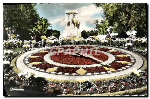 Moderne Karte Alger Le Monument Aux Morts Par Landowski et l&#39horologe florale