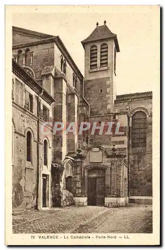 Cartes postales Valence La Cathedrale Porte Nord