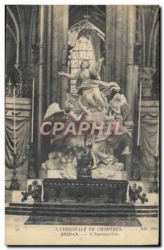 Cartes postales Cathedrale De Chartres Bridan L&#39Assomption