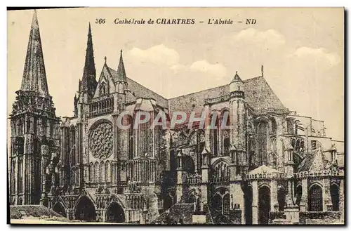 Cartes postales Chartres L&#39Abside