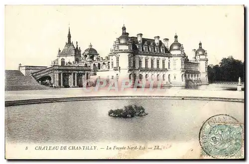 Ansichtskarte AK Chateau De Chantilly La Facade Nord