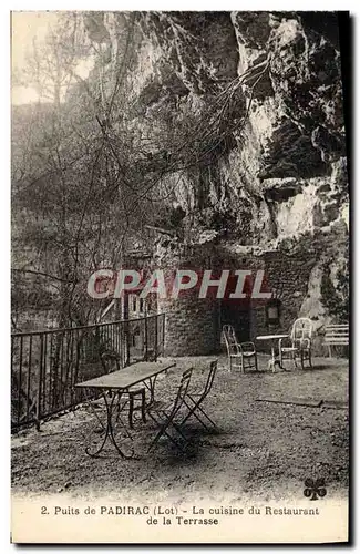 Ansichtskarte AK Puits De Padirac La Cuisine Du Restaurant De La Terrasse