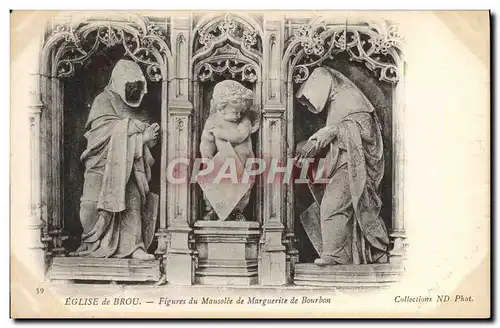 Cartes postales Bourg Eglise De Brou Figures Du Mausolee De Marguerite De Bourbon