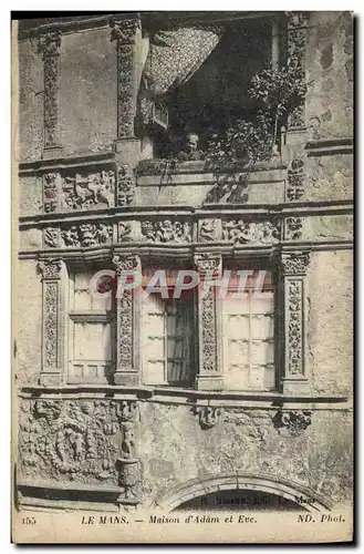 Cartes postales Le Mans Maison D'Adam Et Eve