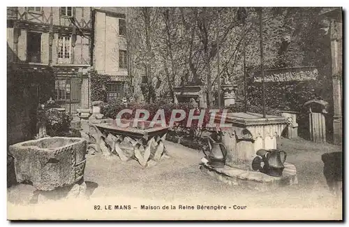 Cartes postales Le Mans Maison de la reine Berengere Cour