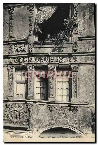Cartes postales Le Mans Maison D'Adam Et Eve