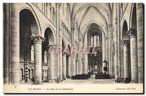 Cartes postales Le Mans La Nef De La Cathedarle