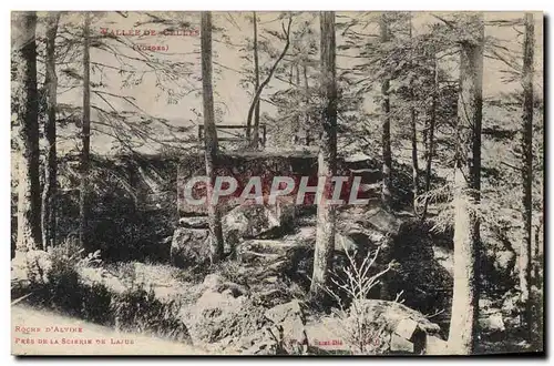 Cartes postales Vallee De Celles Roche d'Alvine pres de la scierie de Lajus
