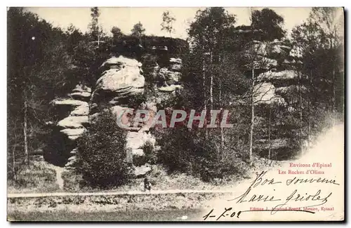 Cartes postales Environs D'Epinal Les Roches D'Olima