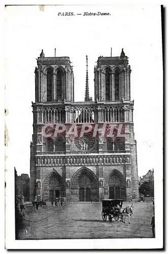 Cartes postales Paris Notre Dame