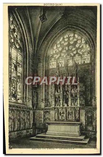 Cartes postales Eglise De Brou Interieur