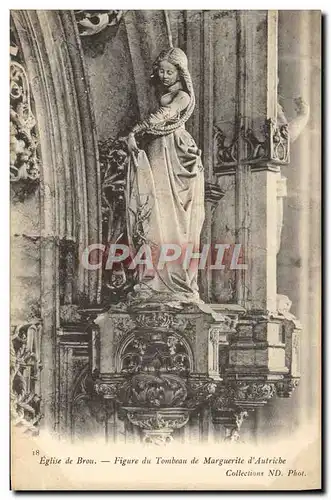 Ansichtskarte AK Eglise De Brou Figure Du Tombeau De Marguerite D&#39Autriche