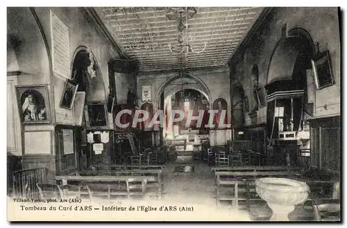 Cartes postales Tombeau Du Cure D'Ars Interieur De l'Eglise