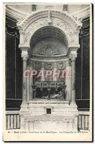 Cartes postales Ars Interieur De la basilique La chapelle de la Chasse