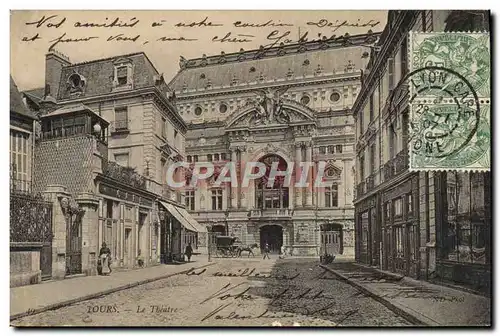 Cartes postales Tours Le Theatre