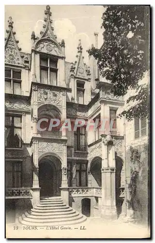 Cartes postales Tours L&#39Hotel Gouin