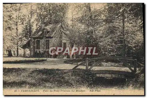 Cartes postales Versailles Pare Du Trianon Le Boudoir