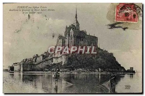 Cartes postales Forest Sur Hiplan Voisin Doublant Le premier Le Mont Saint Michel