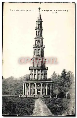 Cartes postales Amboise La Pagode De Chanteloup