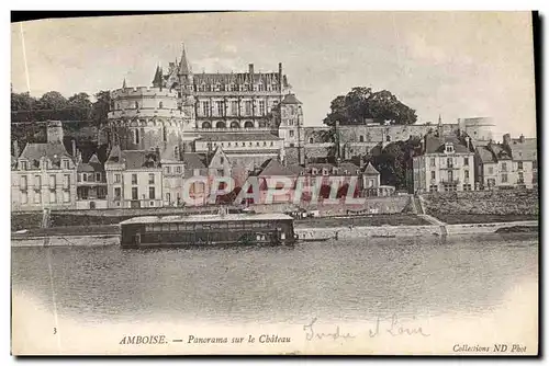 Cartes postales Amboise Panorama Sur Le Chateau