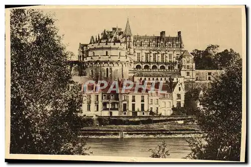 Cartes postales Amboise Vu Des Bord De La Loire