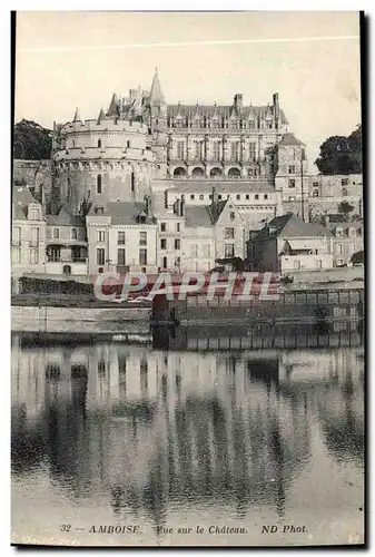 Cartes postales Amboise Vue Sur Le Chateau