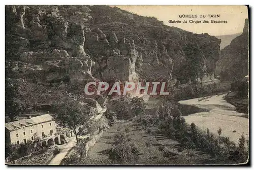 Cartes postales Gorges Du Tarn Entree Du Cirque Des Beaumes