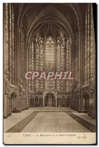 Ansichtskarte AK Paris Le Reliquaire De La Saint Chapelle