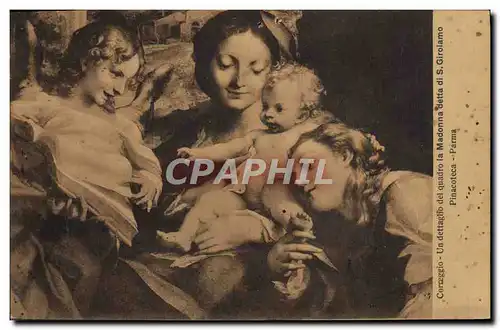 Cartes postales Correggio Un Dettaglio Del Quadro La Madonna Detta di S Girolamo