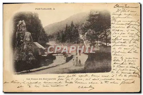 Cartes postales Pontarlier Les Dames Des Entreportes