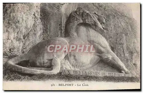 Cartes postales Belfort Le Lion