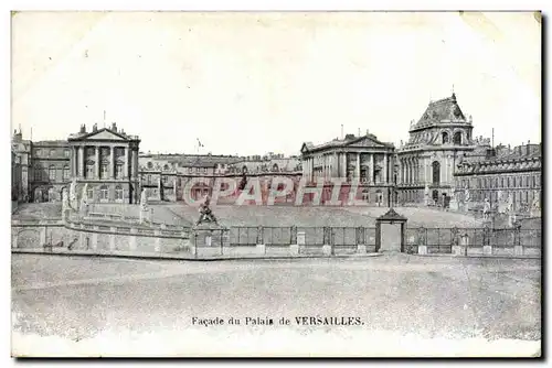 Cartes postales Versailles Facade Du Palais