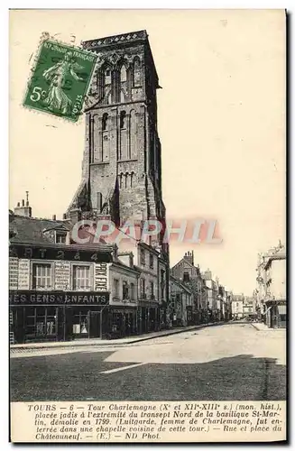 Cartes postales Tours Tour Charlemagne