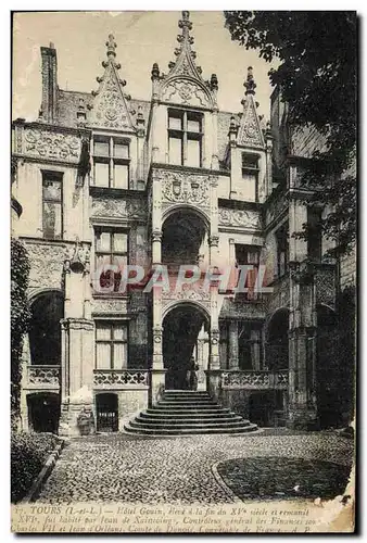 Cartes postales Tours Hotel Gouin