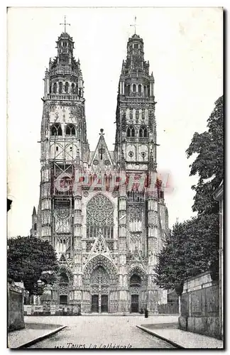 Cartes postales Tours La Cathedrale