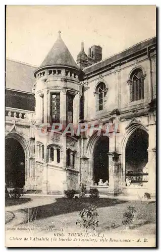 Cartes postales Tours Cloitre De l&#39Absalette La Tourelle de l&#39escalier