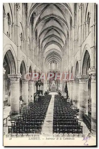 Ansichtskarte AK Lisieux Interieur De La Cathedrale