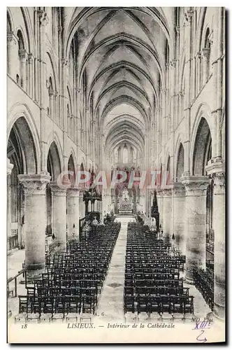 Cartes postales Lisieux Interieur De La Cathedrale